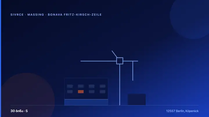 Bonava Fritz-Kirsch-Zeile — 3D Massing & Architecture