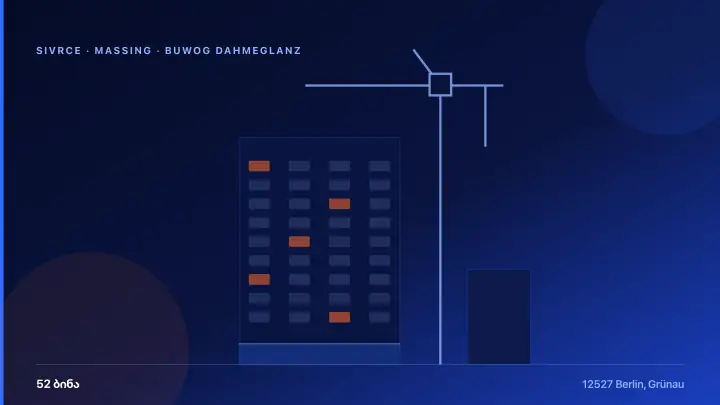 BUWOG DAHMEGLANZ — 3D Massing & Architecture