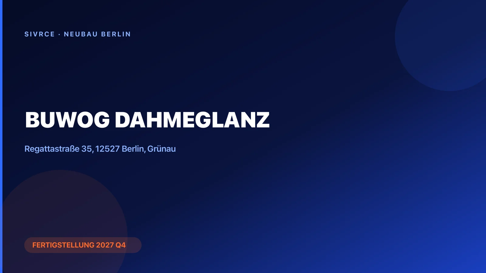 BUWOG DAHMEGLANZ