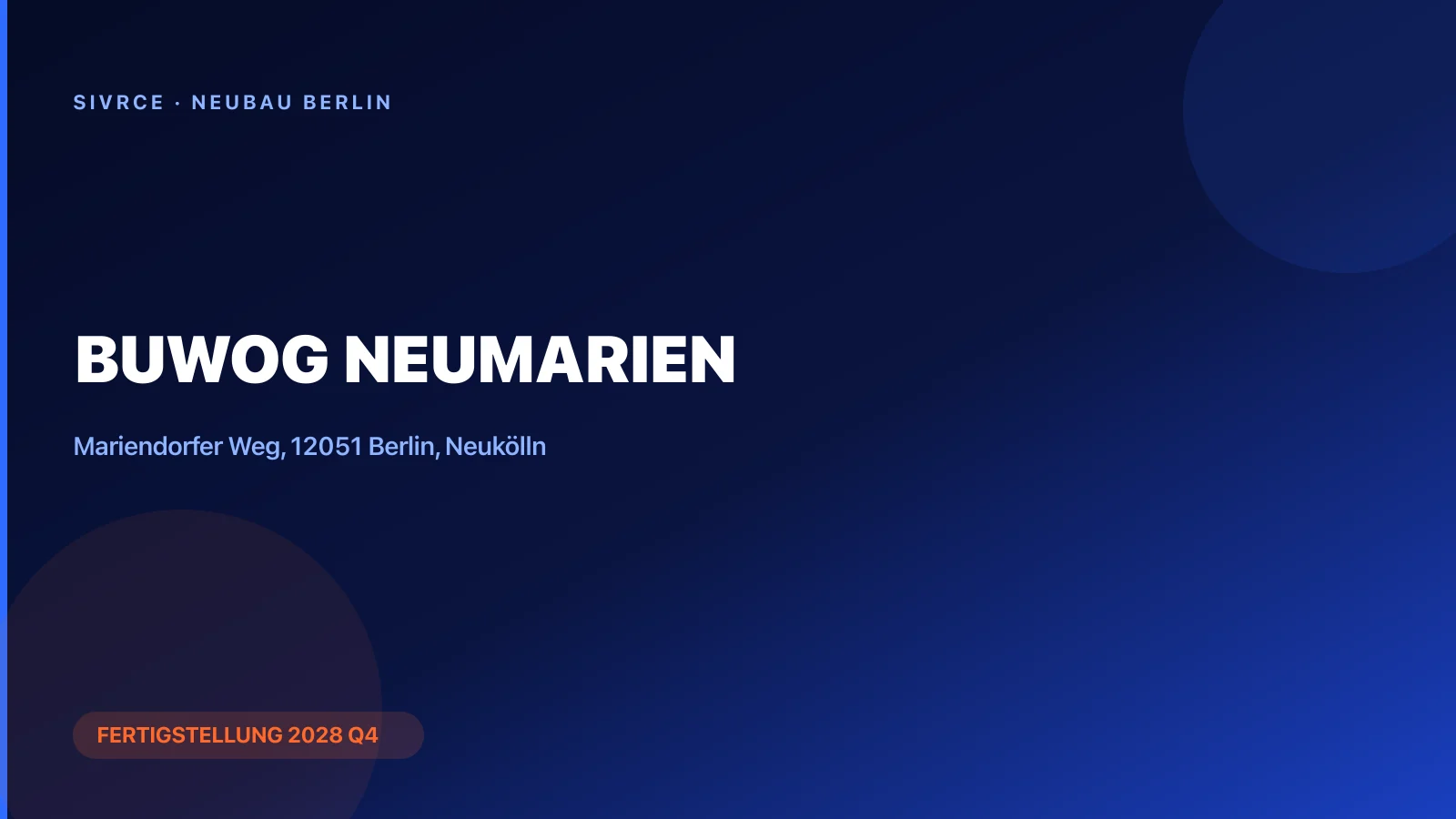 BUWOG NEUMARIEN