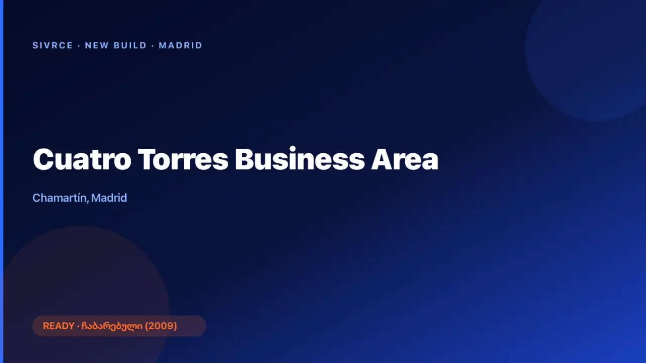 Cuatro Torres Business Area — Madrid