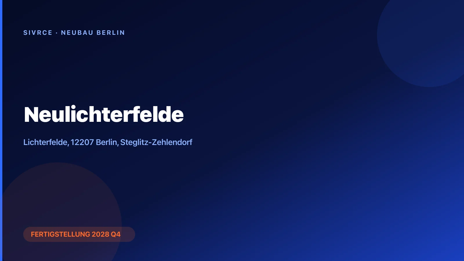 Neulichterfelde