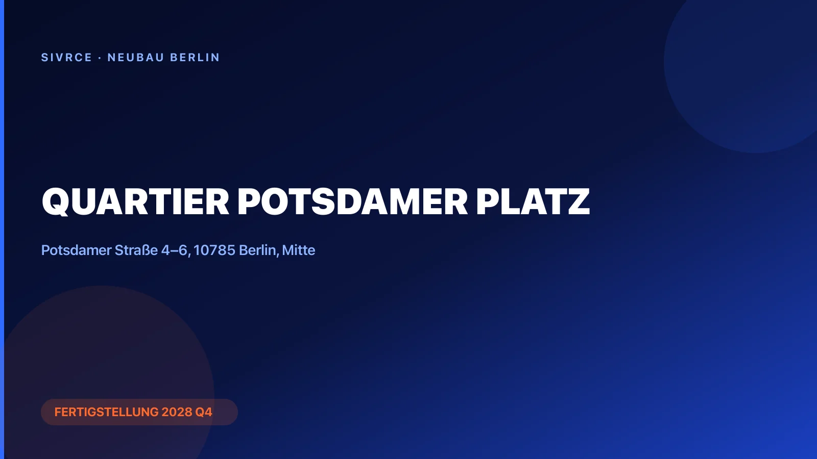 QUARTIER POTSDAMER PLATZ