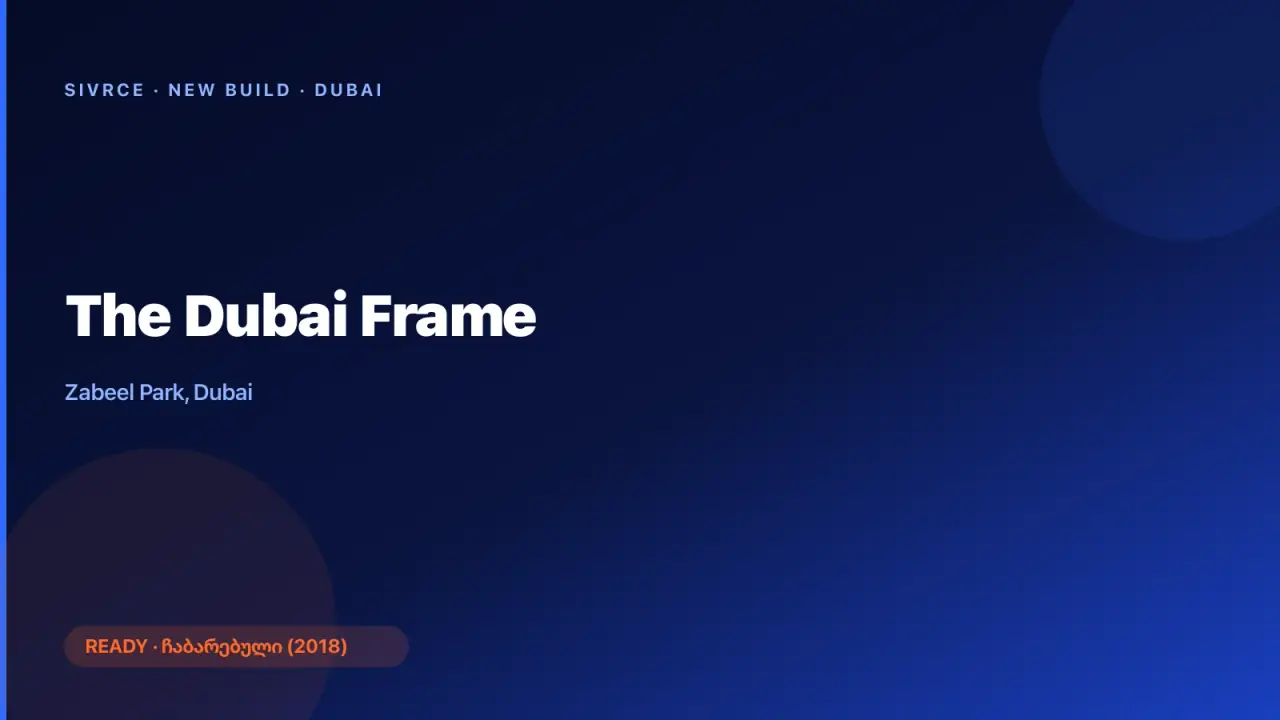 The Dubai Frame