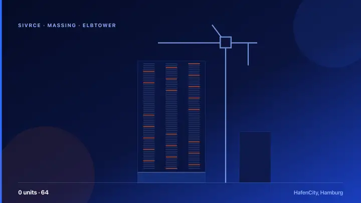 Elbtower — 3D Massing & Architecture