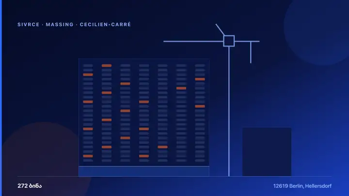 Cecilien-Carré — 3D Massing & Architecture
