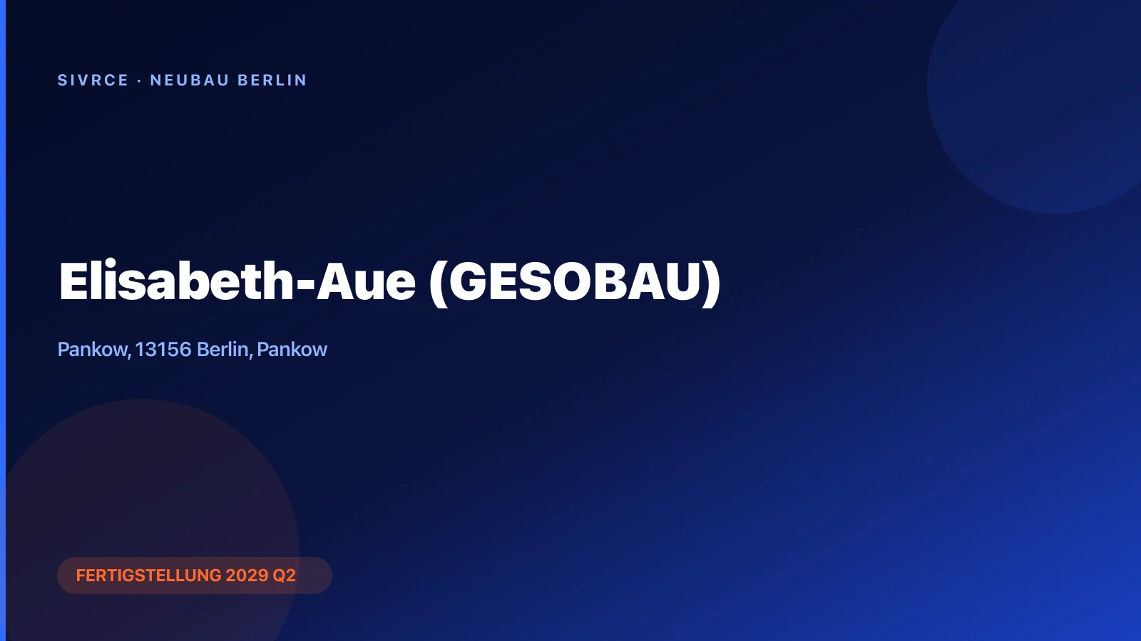 Elisabeth-Aue (GESOBAU)