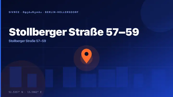 Stollberger Straße 57–59 — Location & Infrastructure Context