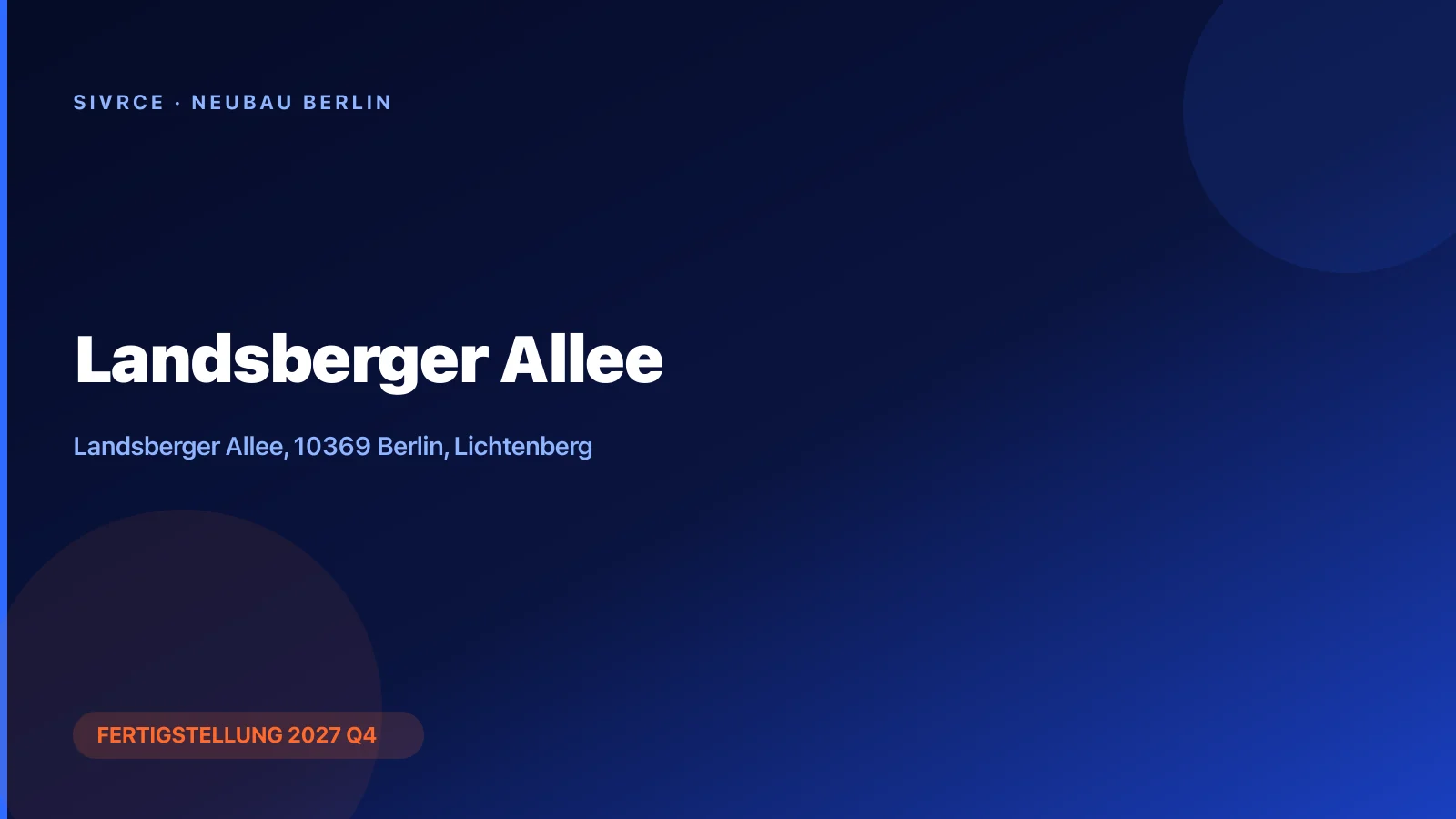 Landsberger Allee
