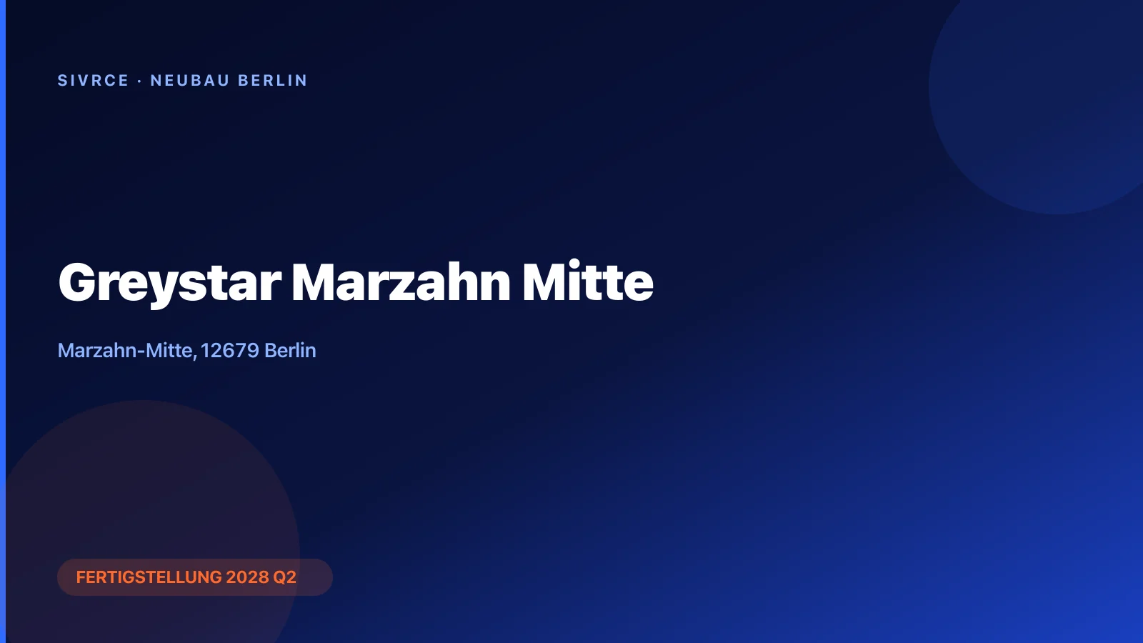 Greystar Marzahn Mitte