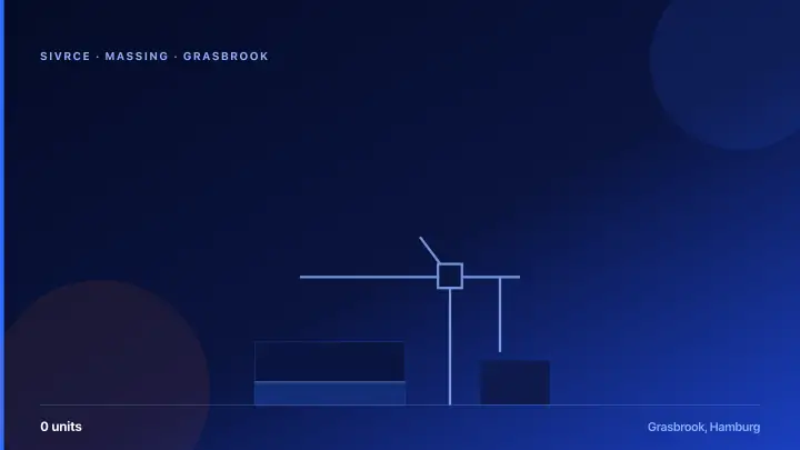 Grasbrook — 3D Massing & Architecture
