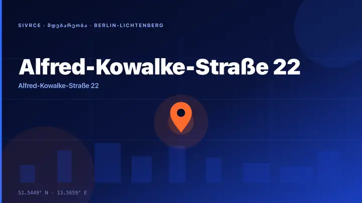 Alfred-Kowalke-Straße 22 — Location & Infrastructure Context
