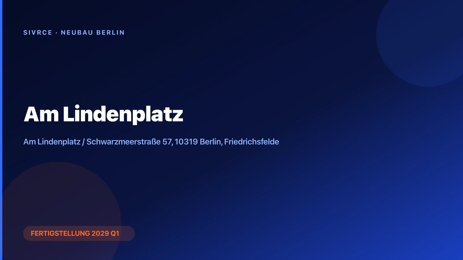 Am Lindenplatz — HOWOGE render