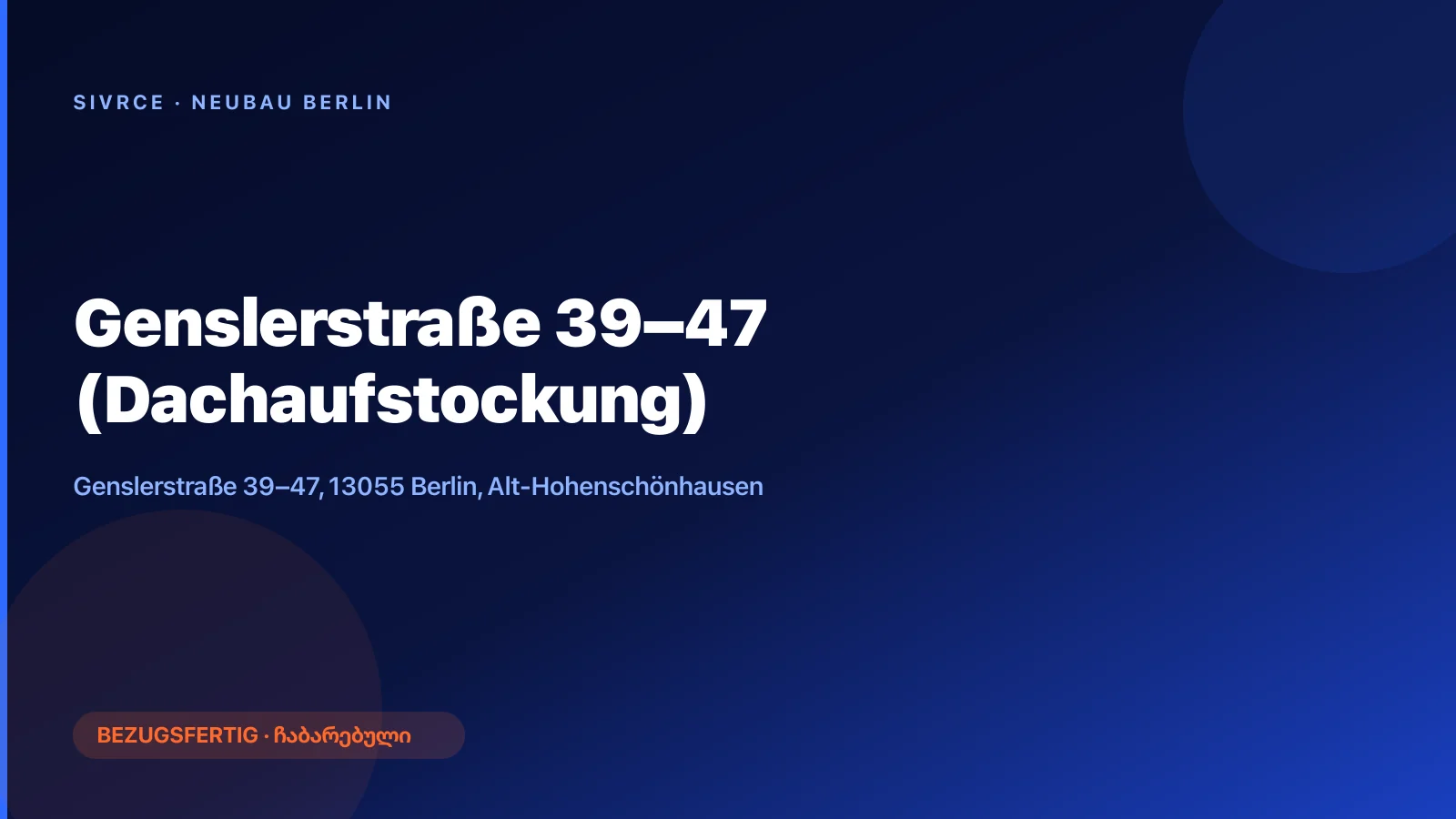 Genslerstraße 39–47 (Dachaufstockung)