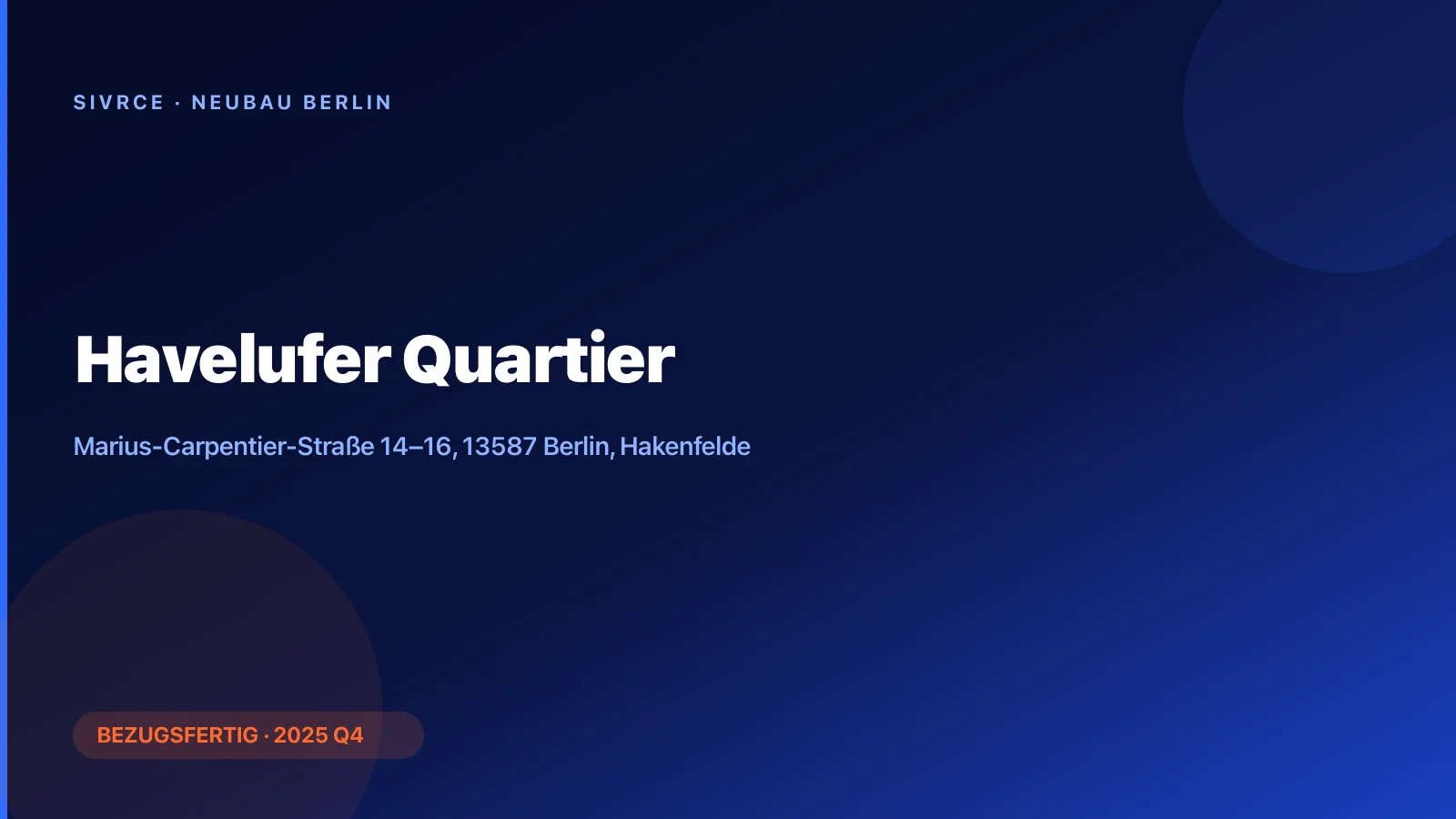 Havelufer Quartier