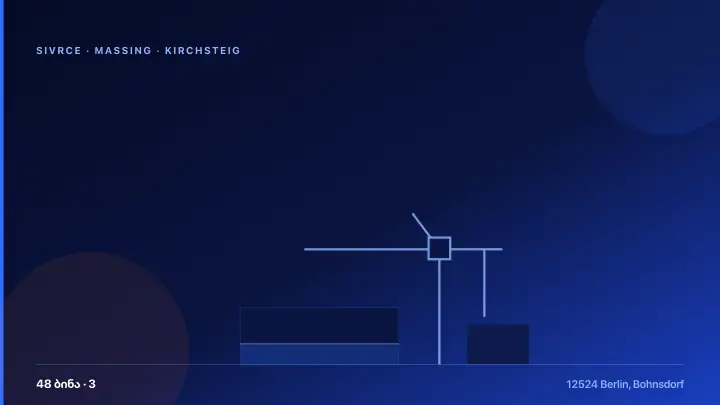 Kirchsteig — 3D Massing & Architecture