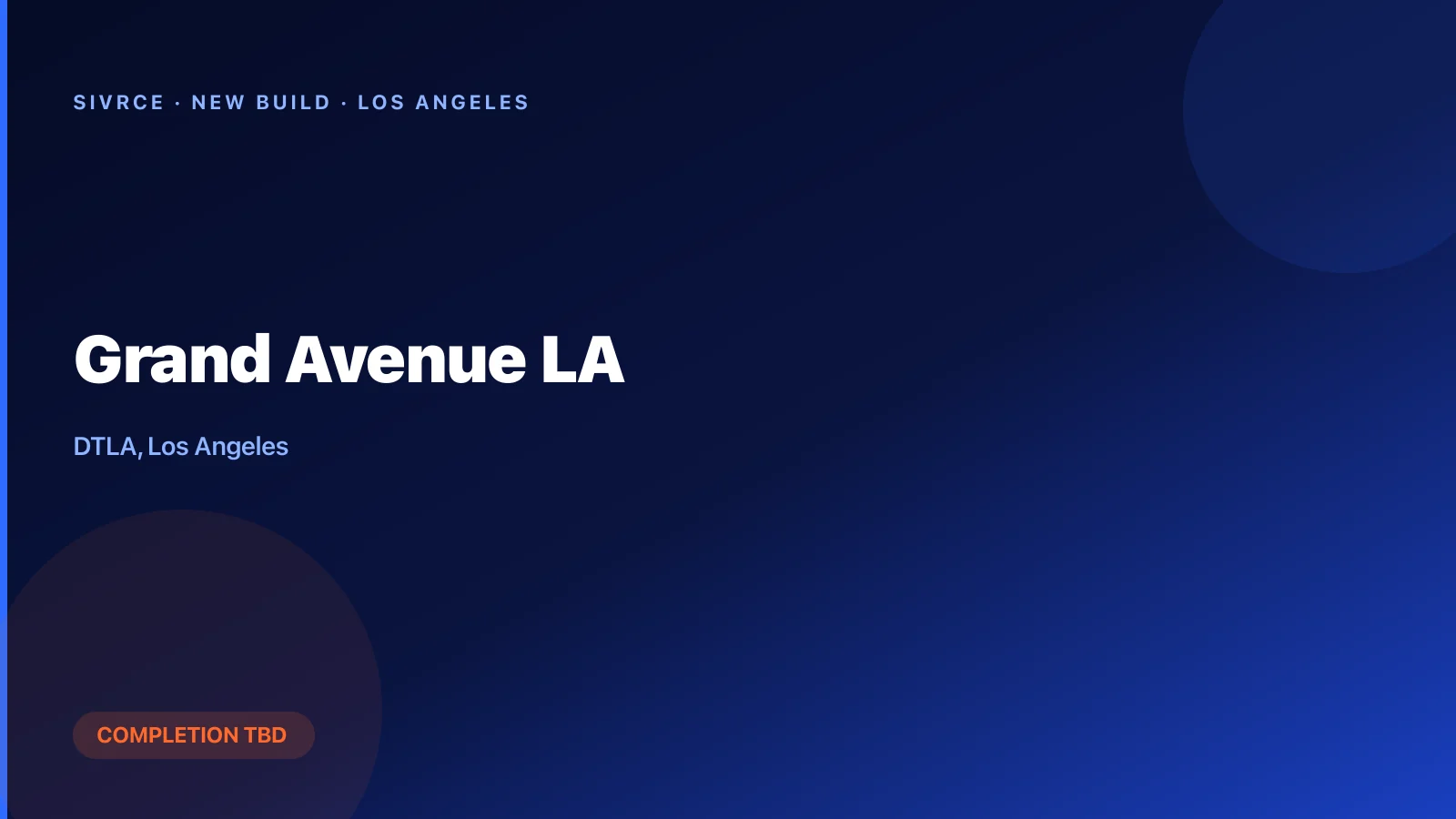 Grand Avenue LA
