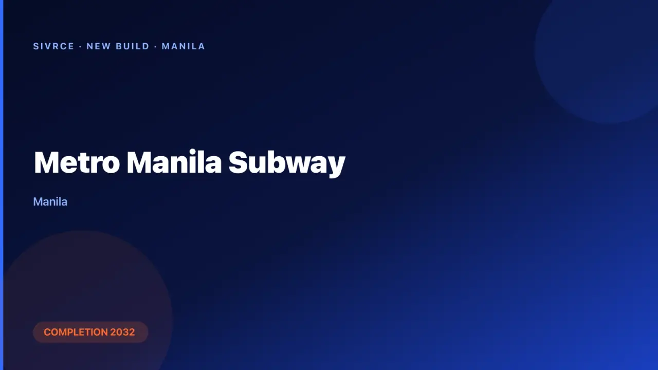 Metro Manila Subway