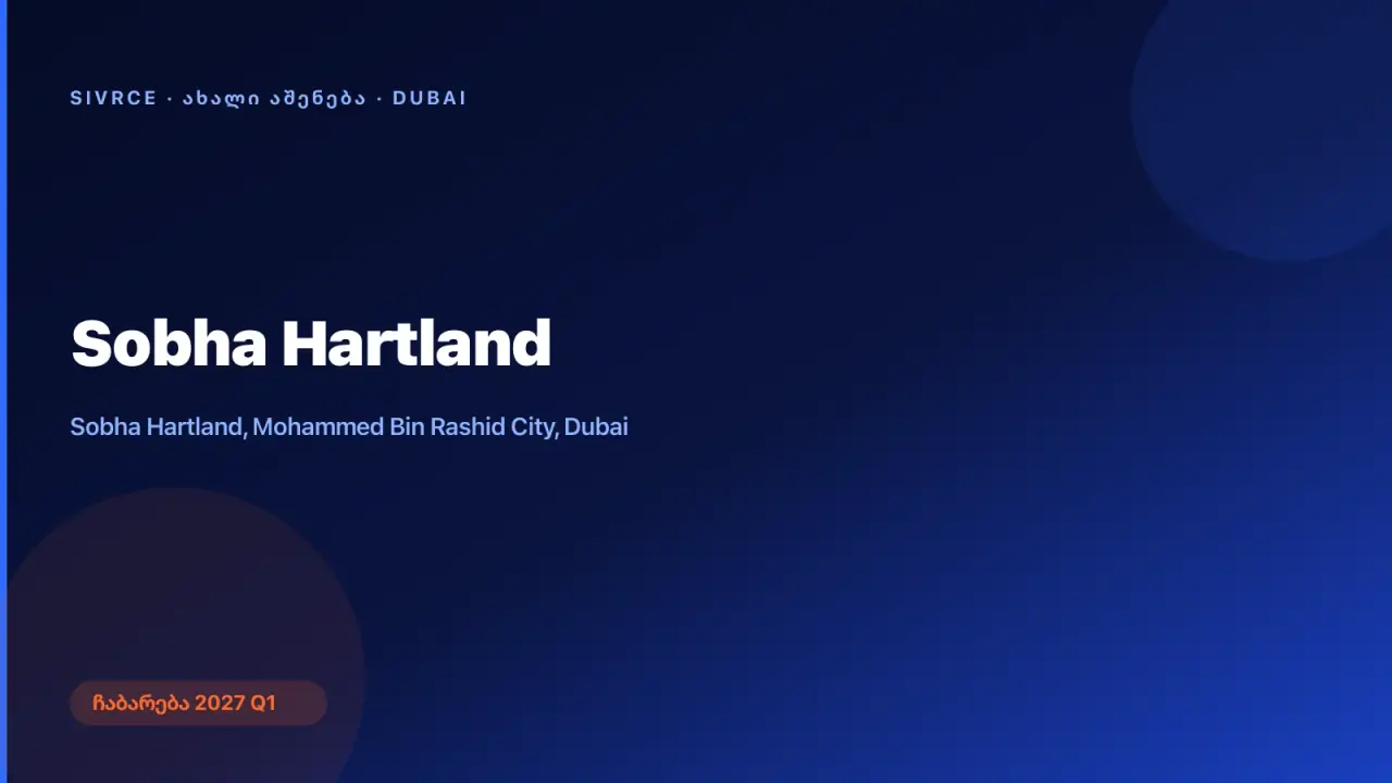 Sobha Realty — Sobha Hartland