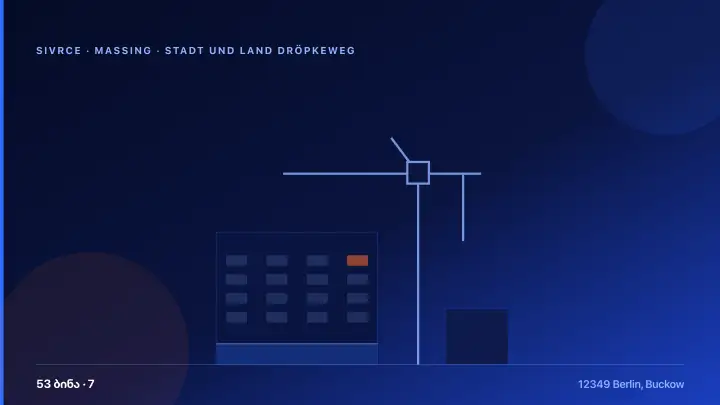 STADT UND LAND — Portfolio Architecture