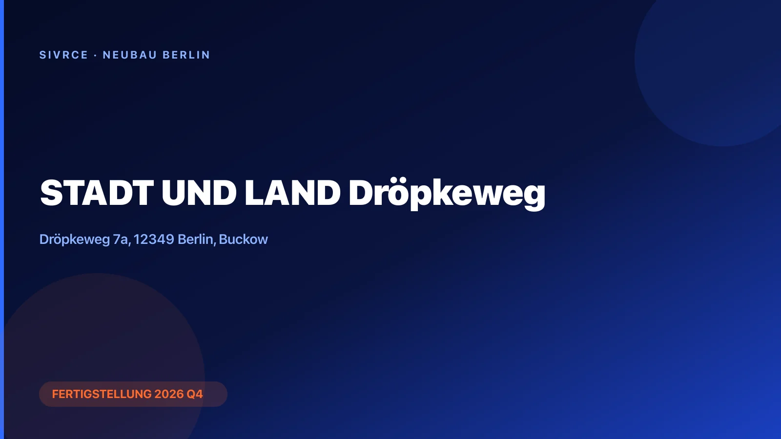 STADT UND LAND Dröpkeweg