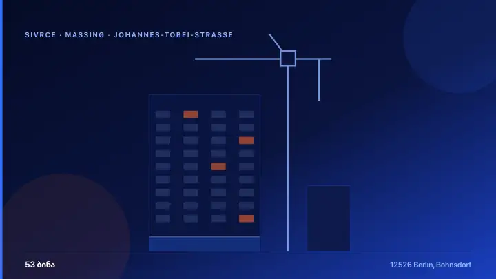 Johannes-Tobei-Straße — 3D Massing & Architecture