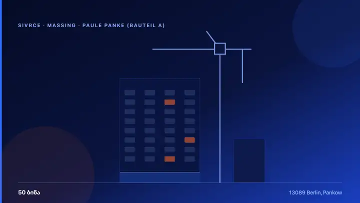 Paule Panke (Bauteil A) — 3D Massing & Architecture