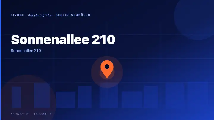Sonnenallee 210 — Location & Infrastructure Context