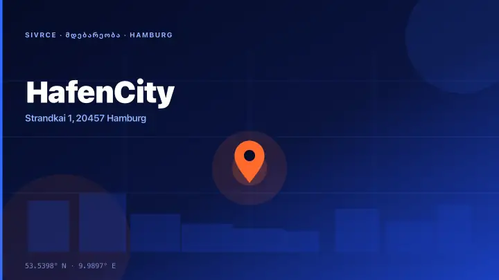 Strandkai HafenCity (Fifty9 & The Crown) — Location & Infrastructure Context