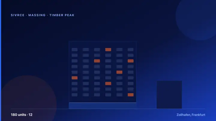 Timber Peak — 3D Massing & Architecture