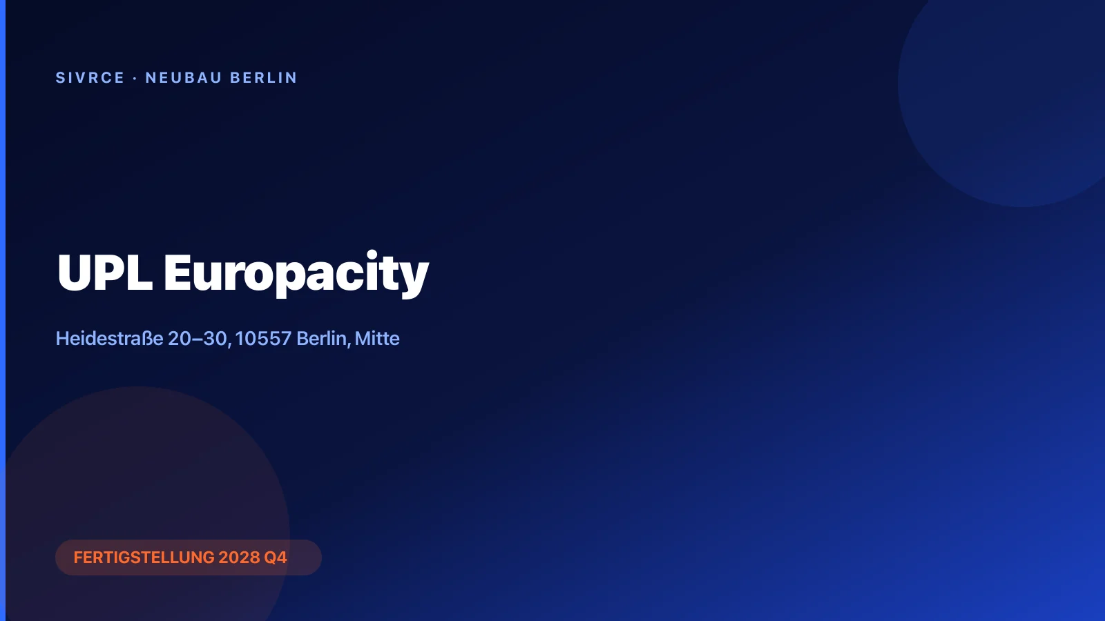 UPL Europacity — Union Investment render