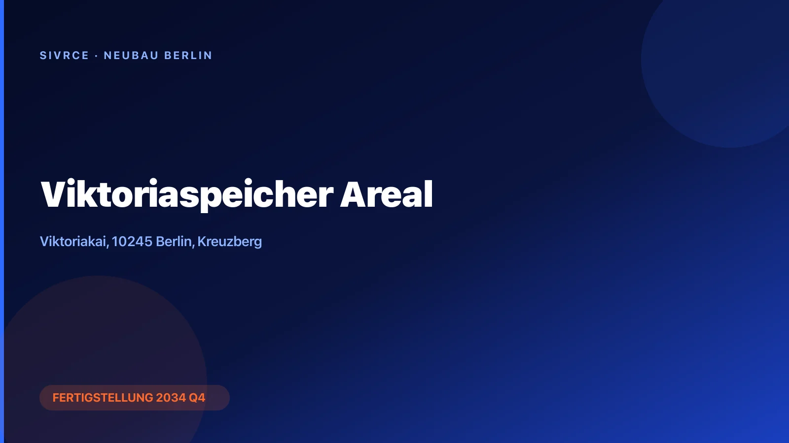 Viktoriaspeicher Areal